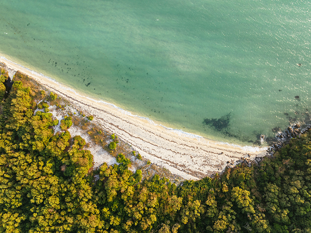 Aerial view of Sao Beach, Phu Quoc Island, Vietnam
