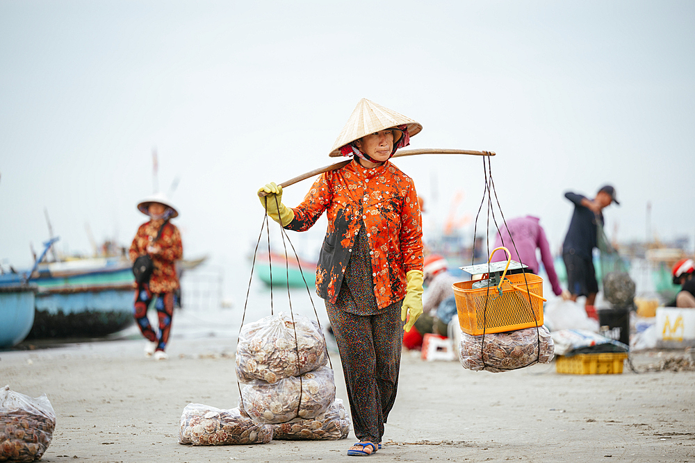 Mui Ne Fish Market at dawn, Mũi Né, Bình Thuận Province, Vietnam