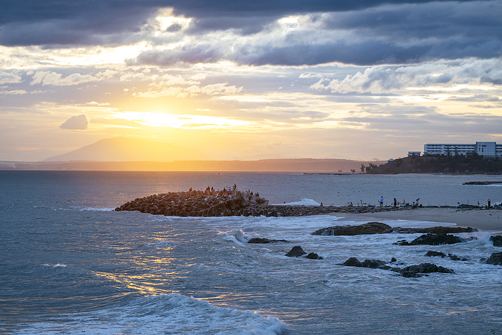 Sunset at Bãi đá Ông Địa, Mũi Né, Bình Thuận Province, Vietnam