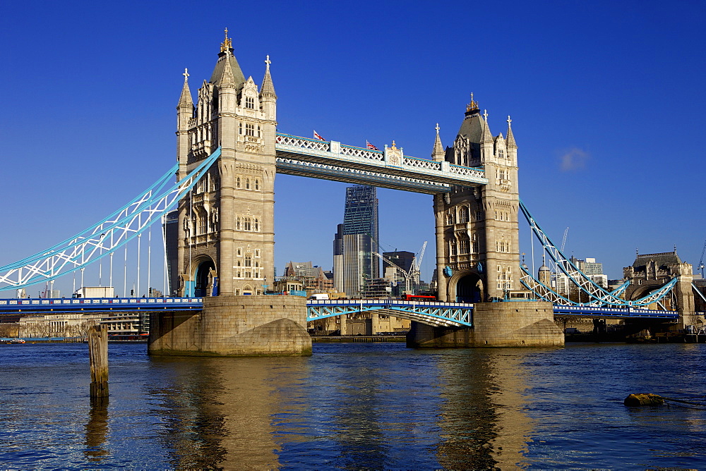 Tower Bridge and the River Thames, London, England, United Kingdom, Europe 