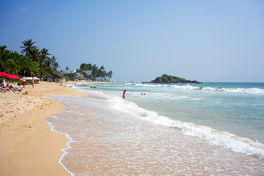 Mirissa Beach on the south coast of Sri Lanka, Asia