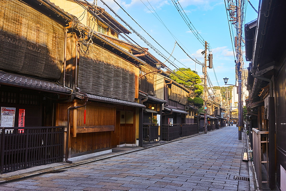 Shinbashi Dori street, Kyoto, Japan, Asia