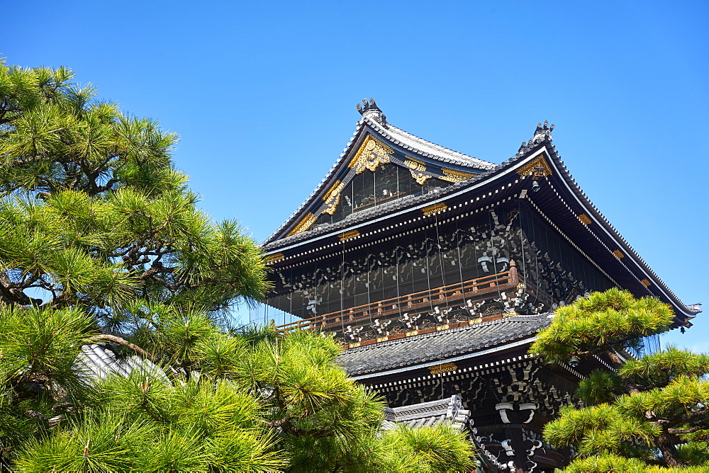 The Higashi Honganji Temple, Kyoto, Japan, Asia