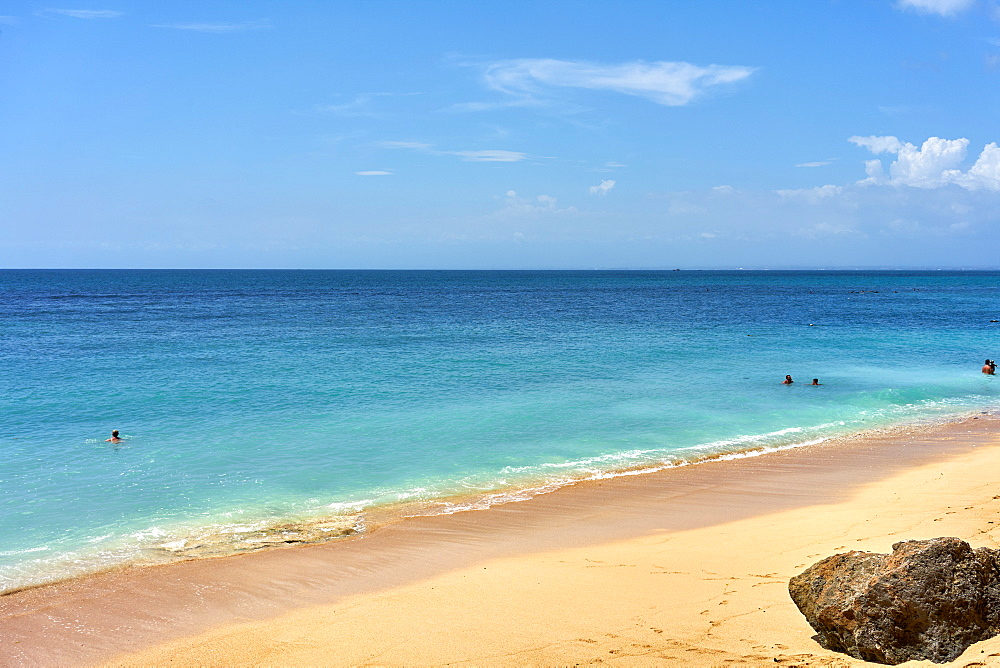 Views over the Indian Ocean at Bingin Beach on Bali, Indonesia, Southeast Asia, Asia