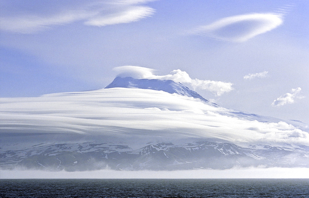 Mt Beerenberg, 2277m. Jan Mayen, North Atlantic Island