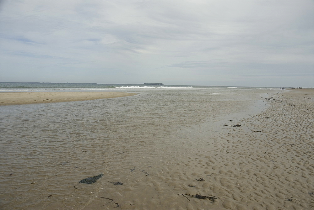 View to Farne islands, Northumberland, UK.