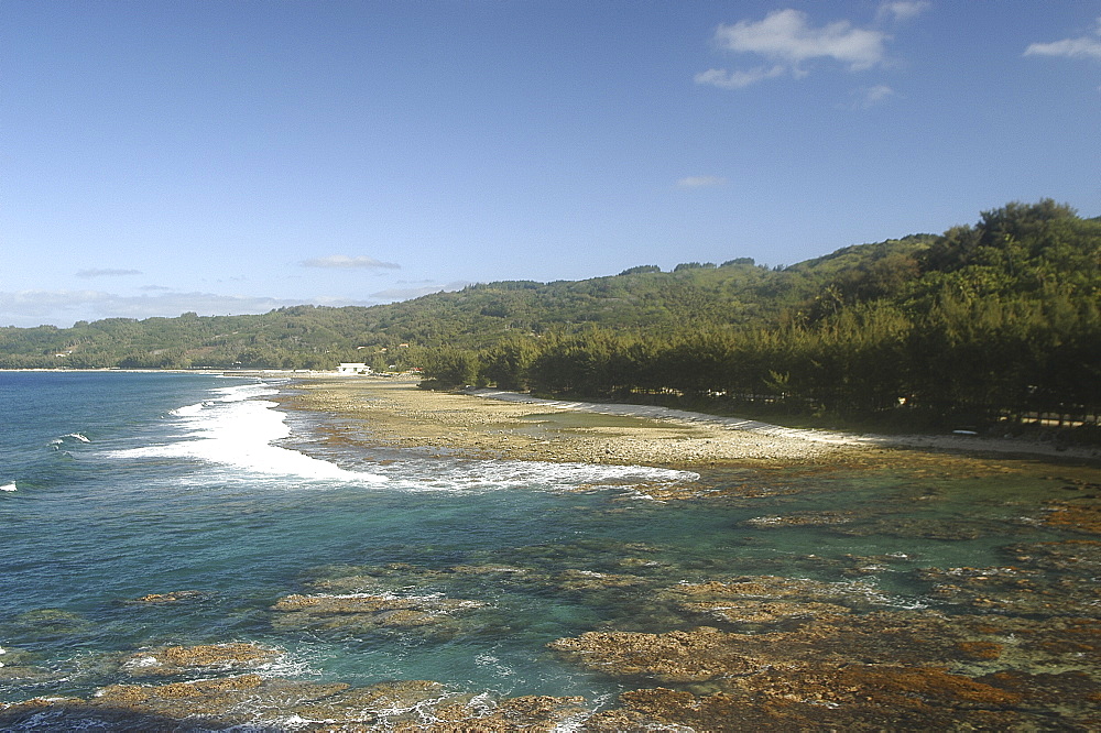 Shoreline of Rurutu, French Polynesia