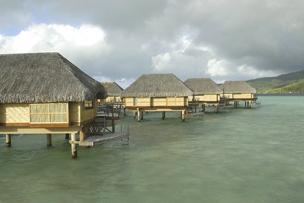 Beach apartments at Tahaha 5 star resort, Raiatia, French Polynesia