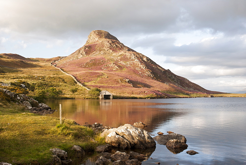 Llyn Cregennen with Bryn Brith, Wales, UK