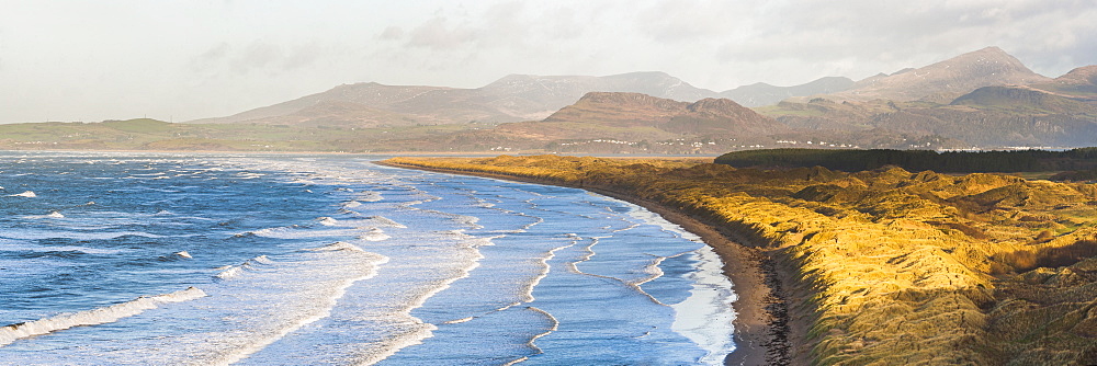 Harlech Beach, Snowdonia National Park, Gwynedd, North Wales, Wales, United Kingdom, Europe