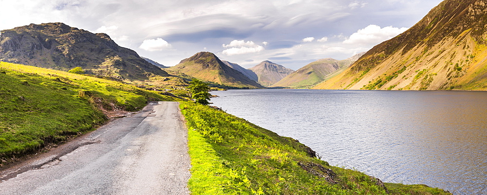 Wastwater (Wast Water), a lake in the Wasdale Valley, Lake District National Park, UNESCO World Heritage Site, Cumbria, England, United Kingdom, Europe