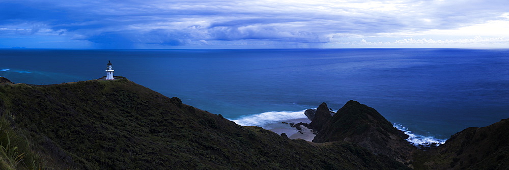 Cape Reinga Lighthouse (Te Rerenga Wairua Lighthouse), Aupouri Peninsula, Northland, North Island, New Zealand, Pacific