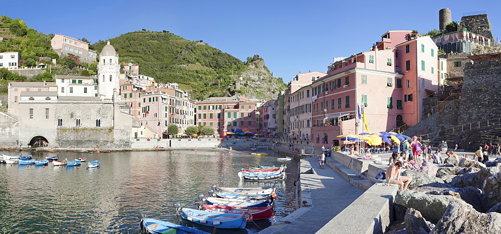 Vernazza, Cinque Terre, UNESCO World Heritage Site, Rivera di Levante, Provinz La Spazia, Liguria, Italy, Europe