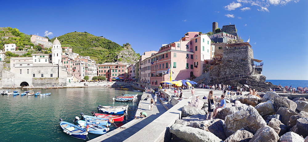 Vernazza, Cinque Terre, UNESCO World Heritage Site, Rivera di Levante, Provinz La Spazia, Liguria, Italy, Europe