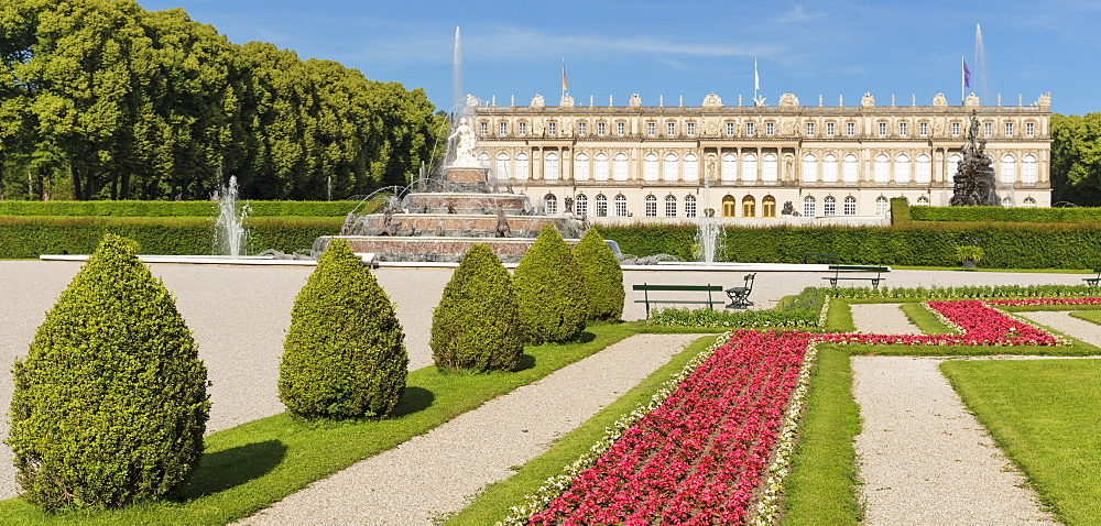 Schloss Herrenchiemsee, Herreninsel im Chiemsee, Upper Bavaria, Germany, Europe