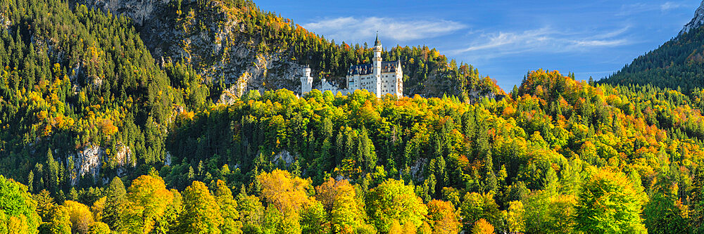 Neuschwanstein Castle, Schwangau, Allgau, Bavaria, Germany, Europe