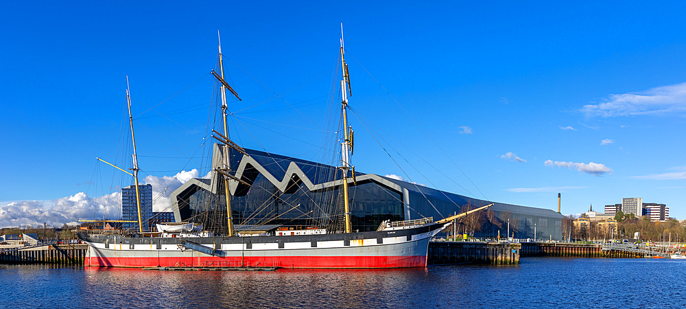 The Tall Ship Glenlee, Riverside Museum, River Clyde, Glasgow, Scotland, United Kingdom, Europe