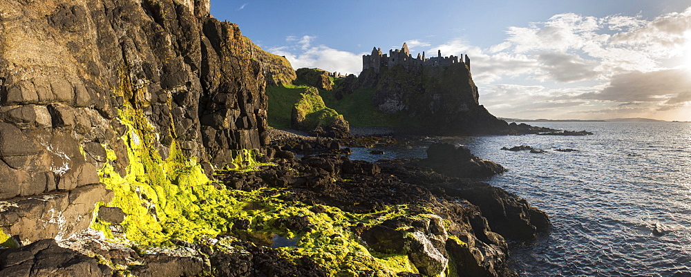 Dunluce Castle, County Antrim, Ulster, Northern Ireland, United Kingdom, Europe