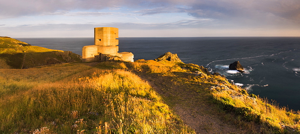 German Observation Tower from World War Two, Guernsey, Channel Islands, United Kingdom, Europe