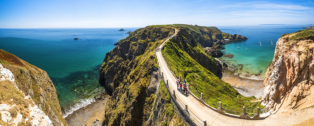 La Coupee, Sark Island, Channel Islands, United Kingdom, Europe