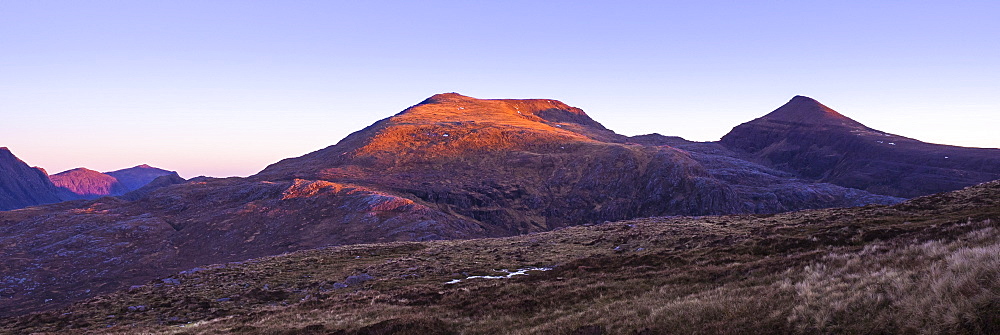 A' Mhaighdean, regarded as one of the remotest Scottish Munros and one of the finest viewpoints in Britain, Highlands, Scotland, United Kingdom, Europe