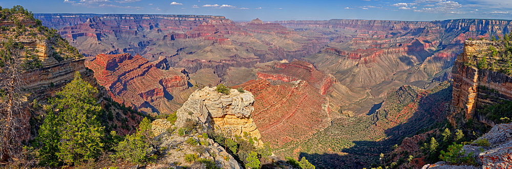 Grand Canyon view east of Shoshone Point on the south rim, Grand Canyon National Park, UNESCO World Heritage Site, Arizona, United States of America, North America