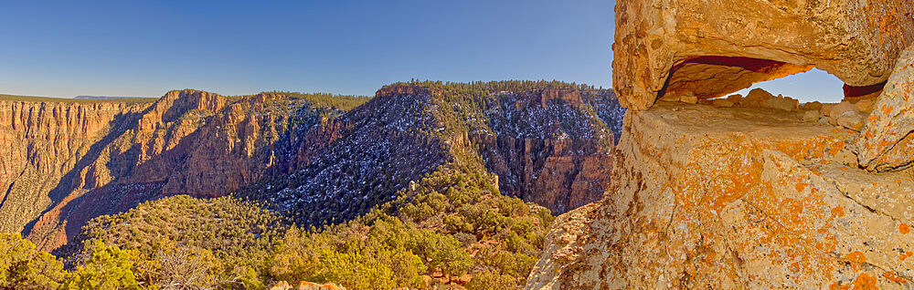 Panorama view from the Starboard Aft side of the Sinking Ship formation, Grand Canyon National Park, UNESCO World Heritage Site, Arizona, United States of America, North America