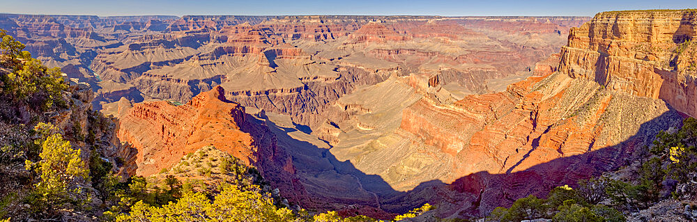 Grand Canyon viewed from the vista of Mohave Point along the Hermit Road, Grand Canyon National Park, UNESCO World Heritage Site, Arizona, United States of America, North America