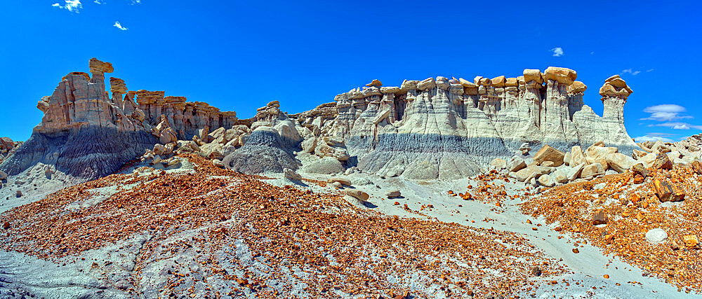 A hoodoo ridge in Devil's Playground at Petrified Forest National Park, Arizona, United States of America, North America