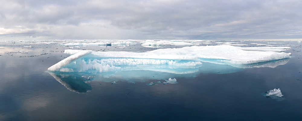 Melting sea ice, Nunavut and Northwest Territories, Canada, North America