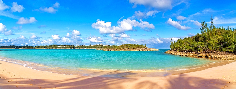 Turtle Bay, a popular sandy beach in Cooper's Island, St George's parish, Bermuda.