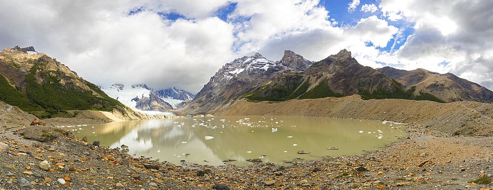 Laguna Torre, Los Glaciares National Park, UNESCO World Heritage Site, El Chalten, Patagonia, Argentina, South America