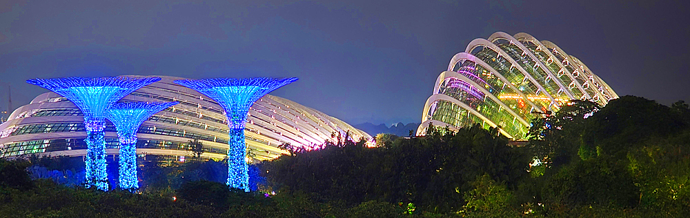 Lightshow, The Gardens by the Bay, Singapore