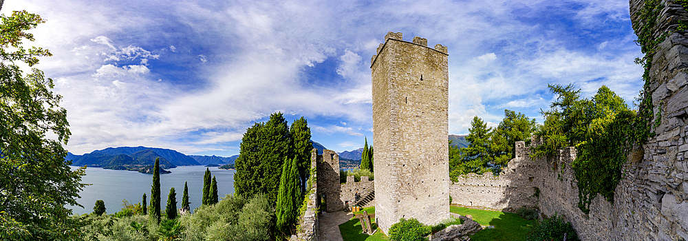 Castello di Vezio, Varenna, Lake Como, Lecco province, Lombardy, Italy