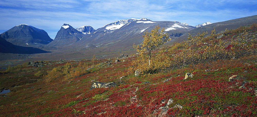 Mount Kebnekaise, Sweden's highest mountain, 2117m, Laponia, Lappland, Sweden, Scandinavia, Europe