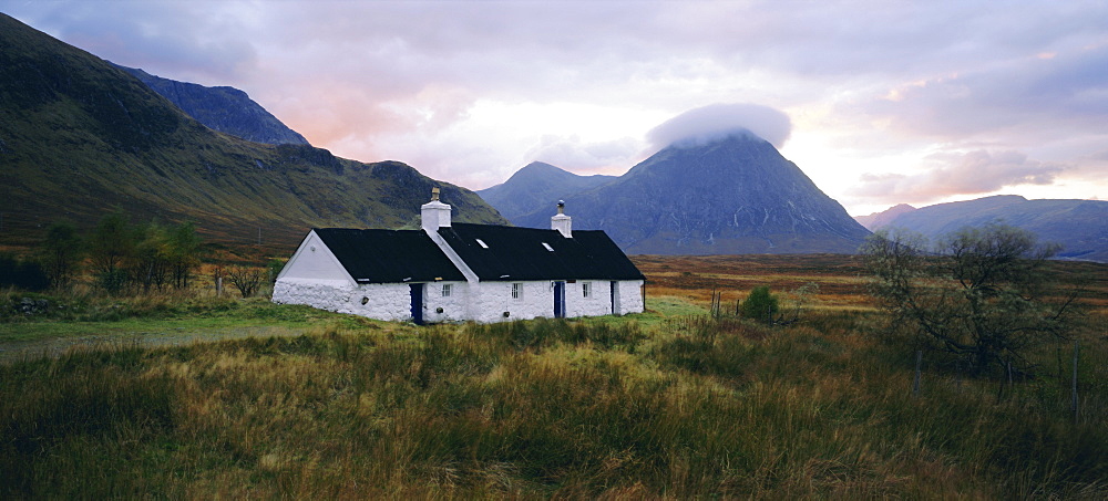 Blackrock Cottage, Rannoch Moor, Glencoe (Glen Coe), Western Highlands, Highlands Region, Scotland, UK, Europe