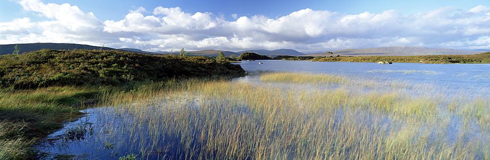 Lochain na h'Achlaise, Rannoch Moor, Western Highlands, Scotland, United Kingdom, Europe