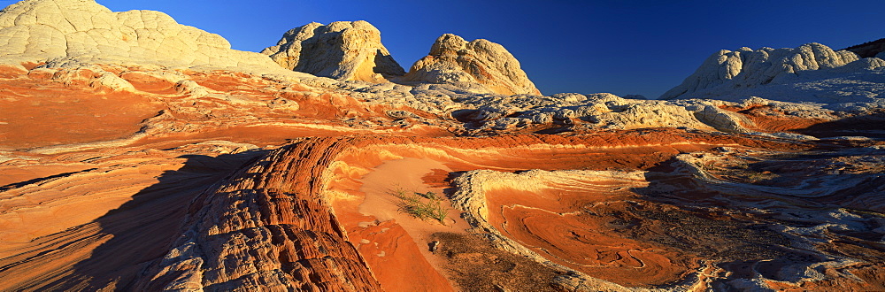 Sandstone formations, White Pockets, Paria Plateau, Northern Arizona, United States of America, North America