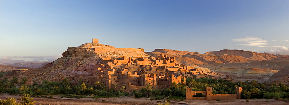 Kasbah Ait Benhaddou, backdrop to many Hollywood epic films, UNESCO World Heritage Site, near Ouarzazate, Morocco, North Africa, Africa