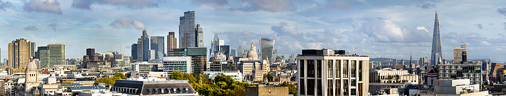 London, City pano from Post Building