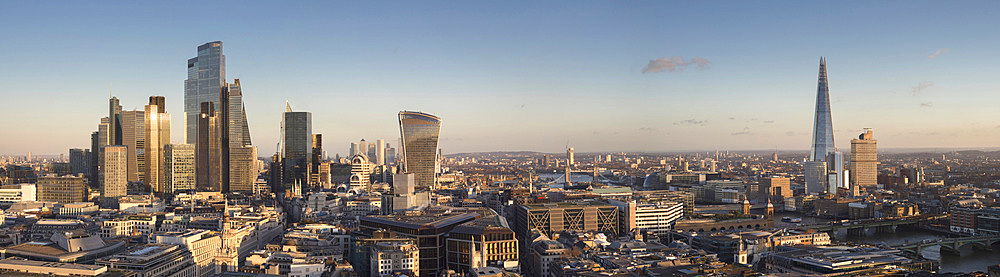 City of London skyline 2024 from St. Pauls including The Shard, London, England, United Kingdom, Europe