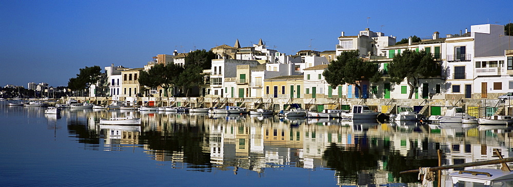 Porto Colom Harbour, Majorca, Spain