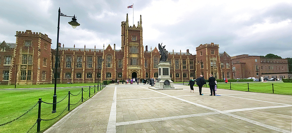 Panorama of Queens College, Belfast, Ulster, Northern Ireland, United Kingdom, Europe