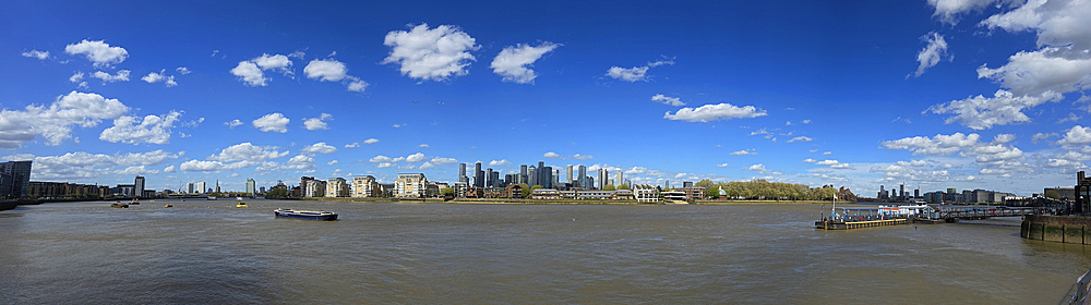View of Canary Wharf from Greenwich