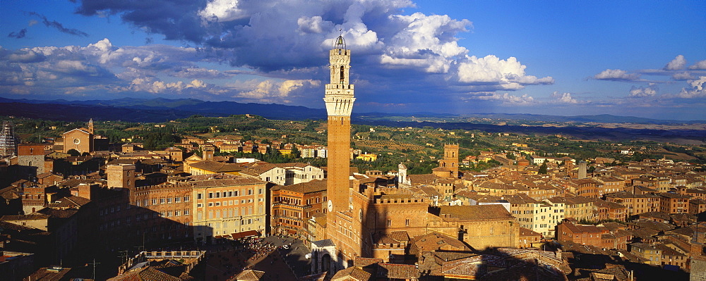 Elevated View of Siena, Tuscany, Italy