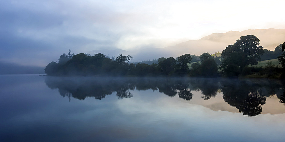 Morning light, Ullswater, Lake District National Park, UNESCO World Heritage Site, Cumbria, England, United Kingdom, Europe