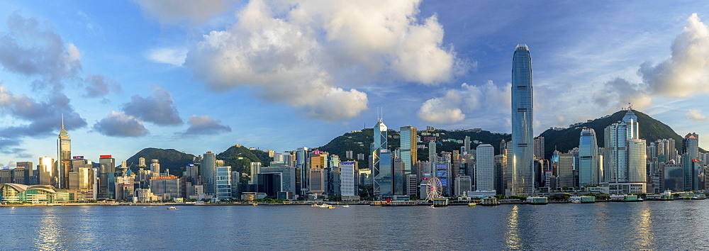 Skyline of Hong Kong Island, Hong Kong, China, Asia