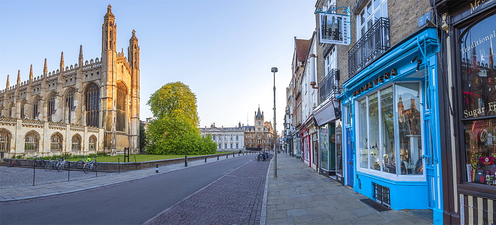 King's Parade, King's College Chapel, Cambridge, Cambridgeshire, England, United Kingdom, Europe