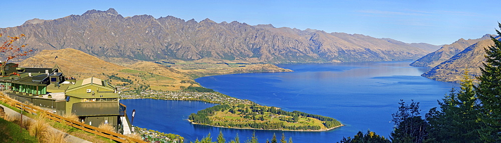 Skyline observation deck, Queenstown, Lake Wakatipu, Otago Region, South Island, New Zealand, Oceania