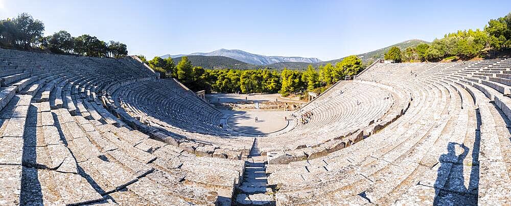 Amphitheatre, Theatre of Epidauros, Epidauros, Pelepones, Greece, Europe